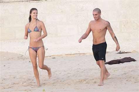 Max George And Girlfriend Nina Agdal On Holiday In The Caribbean