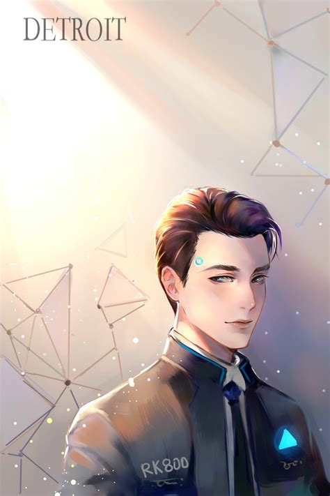 Connor Detroit Become Human Mobile Wallpaper By Pixiv Id 8172314