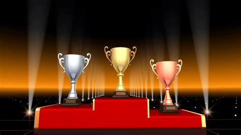 🔥 Free Download Podium Prize Trophy Cup Aa Hd Motion Background