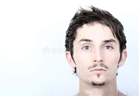 Man Looking Down Stock Image Image Of Fixed Portrait 36094067