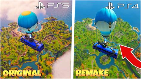 We Recreated The Fortnite Ps5 Gameplay Trailer On Ps4 Recreating