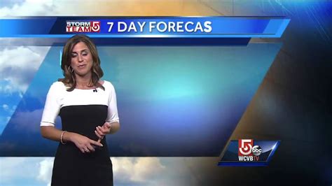 Cindy Fitzgibbons Wednesday Afternoon Boston Area Weather Forecast