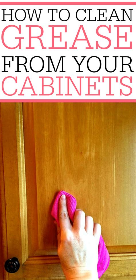 Natural way to clean kitchen cabinets you can actually get most dirt and grime from your cabinets with just baking soda and water. How To Remove Grease From Kitchen Cabinets - Frugally Blonde