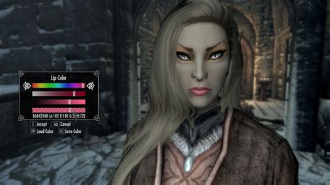 My First Female Elf Character Creation With Racemenu Help Me