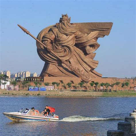 Colossal Statue Of Guan Yu In Jingzhou Amusing Planet
