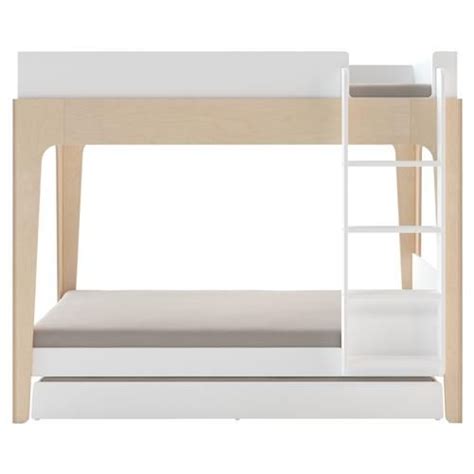 It is a perfect option for young children, as they transition away from toddler beds. Oeuf Perch Modern Classic Birch Twin Bunk Bed and Trundle ...