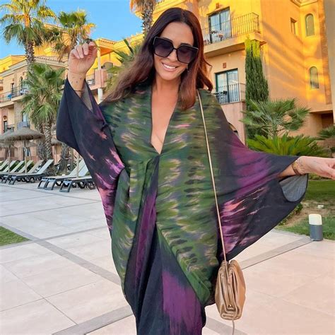 Vicky Martin Berrocal Divine In An Elegant Caftan And Zara Wow Effect Which Will Be Sold Out