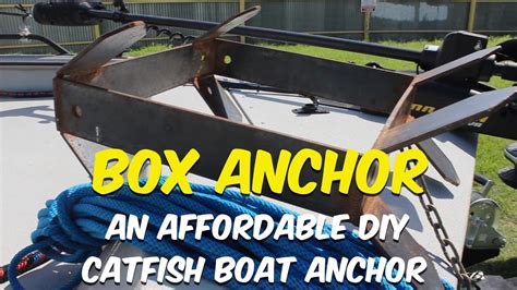 Download and print both the anchor and text templates on freezer paper with the shiny side. The Box Anchor : An Affordable DIY Catfish Boat Anchor - YouTube