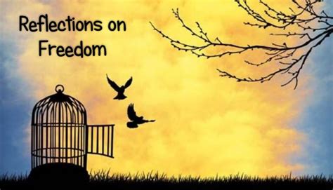 Reflections On Freedom Why Freedom Is Essential To Our Well Being