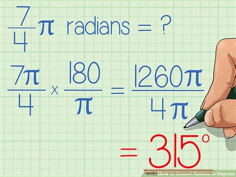 How To Convert Radians To Degrees Wiki Trigonometry English