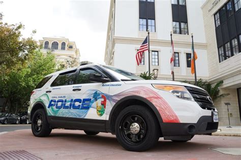 Coral Gables Police Department Unveils Police Interceptor Supporting