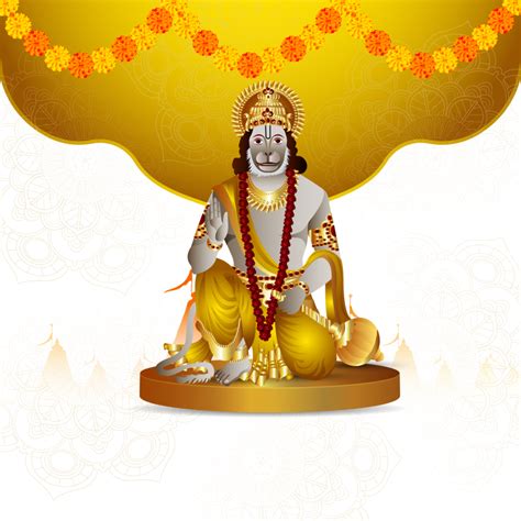 Illustration Of Hanuman Jayanti Background 21462350 Png