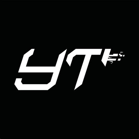 Yt Logo Monogram Abstract Speed Technology Design Template 16577465