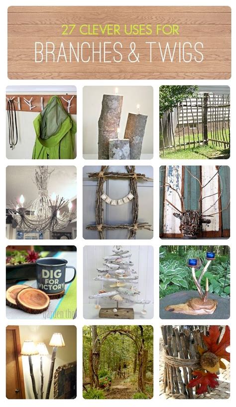 Diy Projects Using Branches And Twigs Diy Projects Diy Nature Crafts