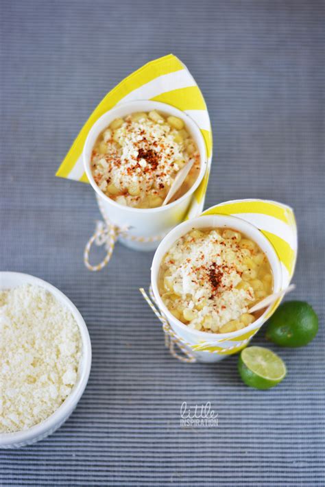 Mexican street corn in a cup, esquites prepared with elote blanco, mexican white corn. Mexican Street Corn | In a Cup or In the Cob Recipe ...