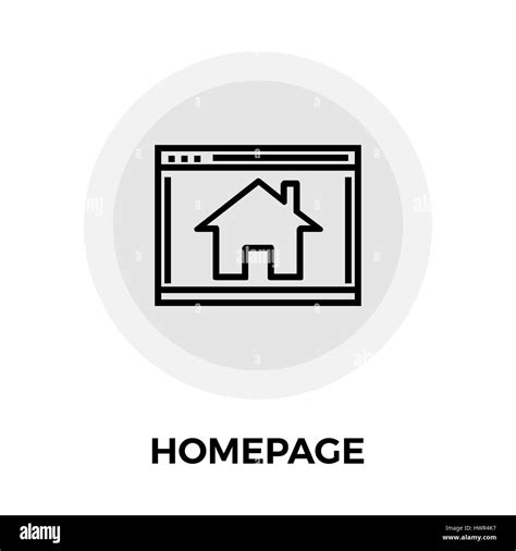 Homepage Icon Vector Flat Icon Isolated On The White Background