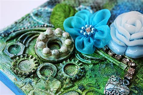 Do More With Less Mixed Media Canvas With Found Objectsa Tutorial
