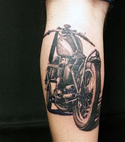 60 Motorcycle Tattoos For Men Two Wheel Design Ideas Motorcycle