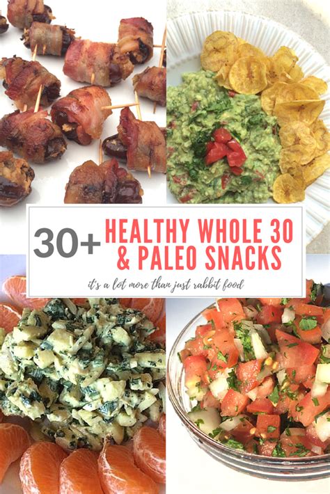 Choosing healthy snacks can be hard, especially in a store like whole foods where you'd think all the options are healthy. 30+ Healthy Whole 30 & Paleo Snacks | Paleo snacks, Whole ...