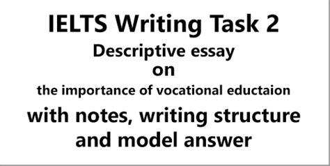 Ielts Ac And Gt Writing Task 2 Descriptive Essay On The Advantages