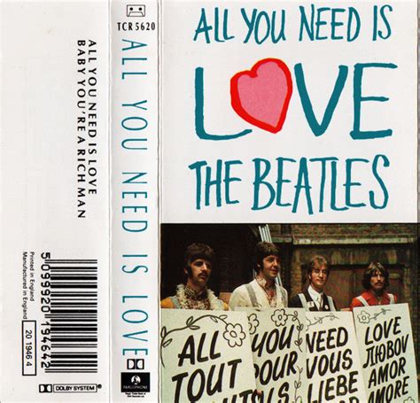The Beatles All You Need Is Love Xdr Cassette Discogs