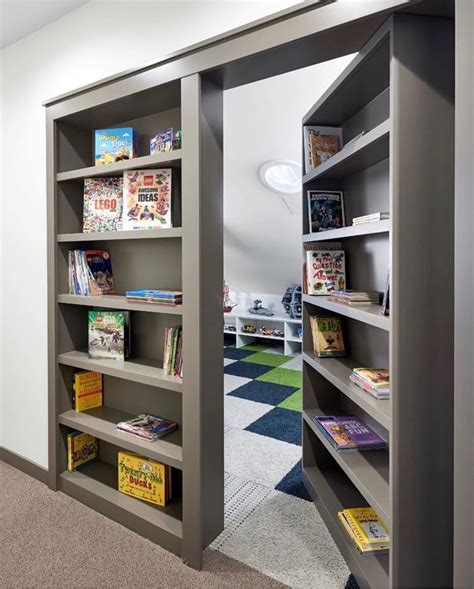 Would Love To Have A Hidden Kids Playroom Like This Instead Of Doors