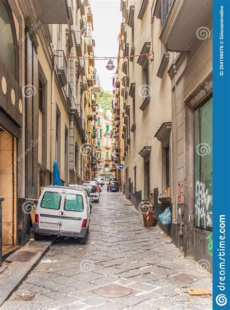 The Spanish Neighborhoods Of Naples Italy Stock Photo Image Of Gulf