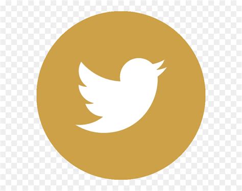 Twitter Logo Gold Transparent Hd Png Download Vhv