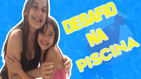 Desafio Na Piscina Feat Maria Clara Martinez Youtube