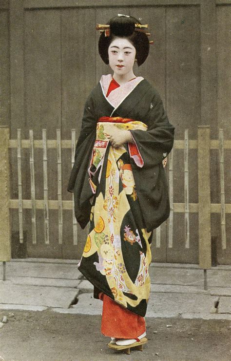 early 20th century kimono japan japanese geisha japan geisha