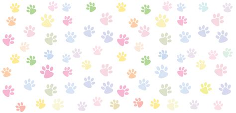 Dog Paw Background Vector Art Icons And Graphics For Free Download
