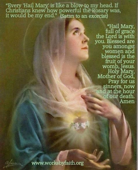 The Power Of Hail Mary Please Learn To Pray It Again If You Stopped