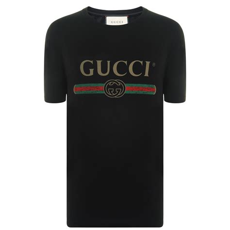 Shop online the latest fw21 collection of gucci for men on ssense and find the perfect clothing & accessories for you among a great selection. Gucci | Distressed Logo T Shirt