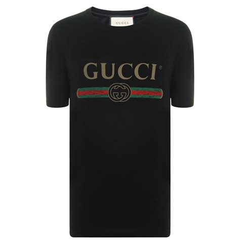 Free delivery and returns on ebay plus items for plus members. Gucci | Distressed Logo T Shirt