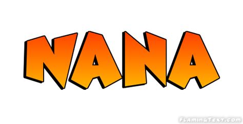 nana ロゴ フレーミングテキストからの無料の名前デザインツール