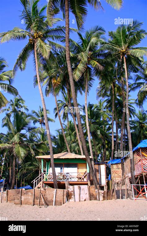 Beach Hut On Seaside In The Tropics Stock Photo Alamy