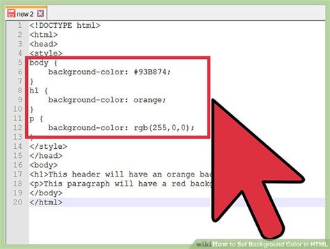 Ways To Change Background Color In Html Wikihow