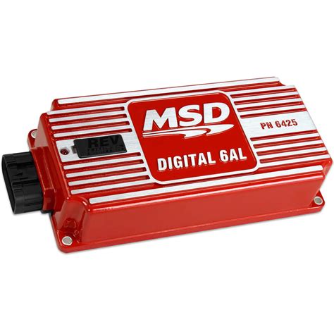 Msd Ignition 6al Digital Ignition Control Wrev Limiter Red