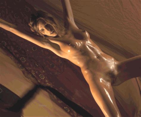 Nude Woman Tied Up GIF