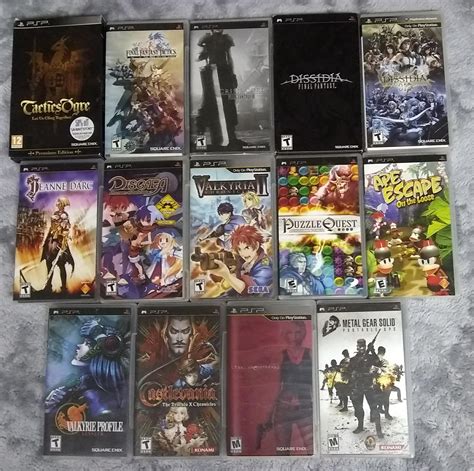 My Old School Mostly Rpgs For My Psp Rgamecollecting