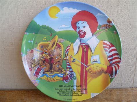 Ronald Mcdonald Collector Plate The French Fry Etsy