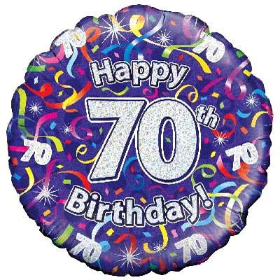 I came across these photos below and thought this idea would make a great 70th birthday card or gift. Balloons 70th Birthday Balloon £9.95