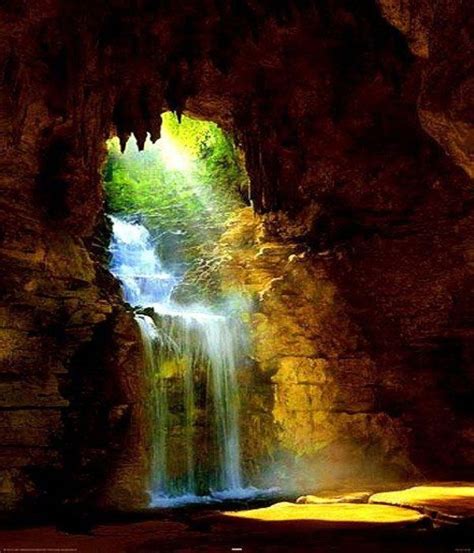 Amazing Cave Waterfall Waterfall Beautiful Places Beautiful Waterfalls
