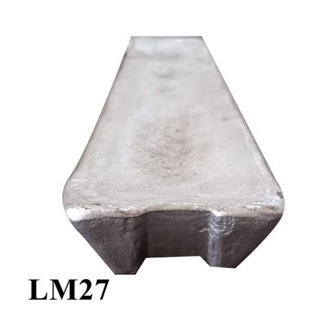 Grey Rectengular Polished Lm27 Aluminium Alloy Ingots For Industrial