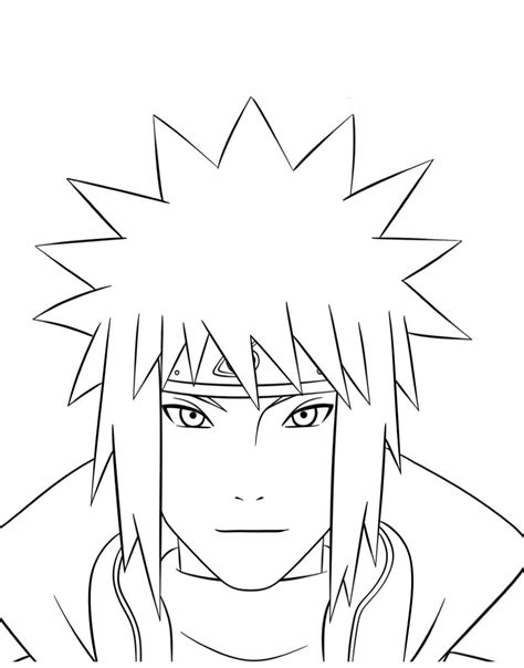 Minato Coloring Pages Print Anime Coloring Pages Coloring Home