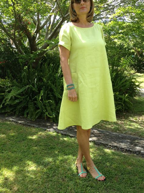 A Shorter Lily Linen Dress Sew Tessuti Blog