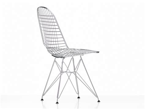 The eames wire chair was designed in 1951 and is comprised of a network of welded steel strands curved to create a highly technical and transparent you might have noticed this chair in the movie fight club starring edward norton and brad pitt. Buy the Vitra DKR Eames Wire Chair at Nest.co.uk