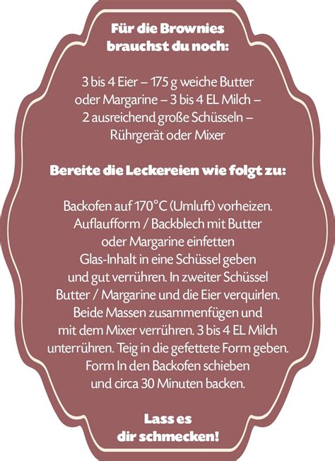 Neben täglichen rezepten kannst du selbstverständlich auch notizen, aufgaben und termine pinnen. Backmischung im Glas verschenken - 4 leckere Rezepte - Talu.de