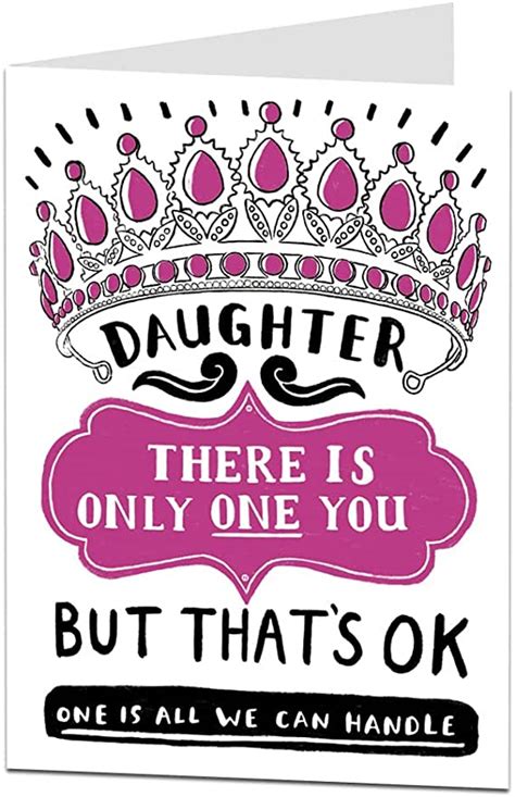 Limalima Funny Daughter Birthday Cards Perfect For 15th