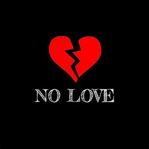 No Love Black Background Wallpaper Download Mobcup